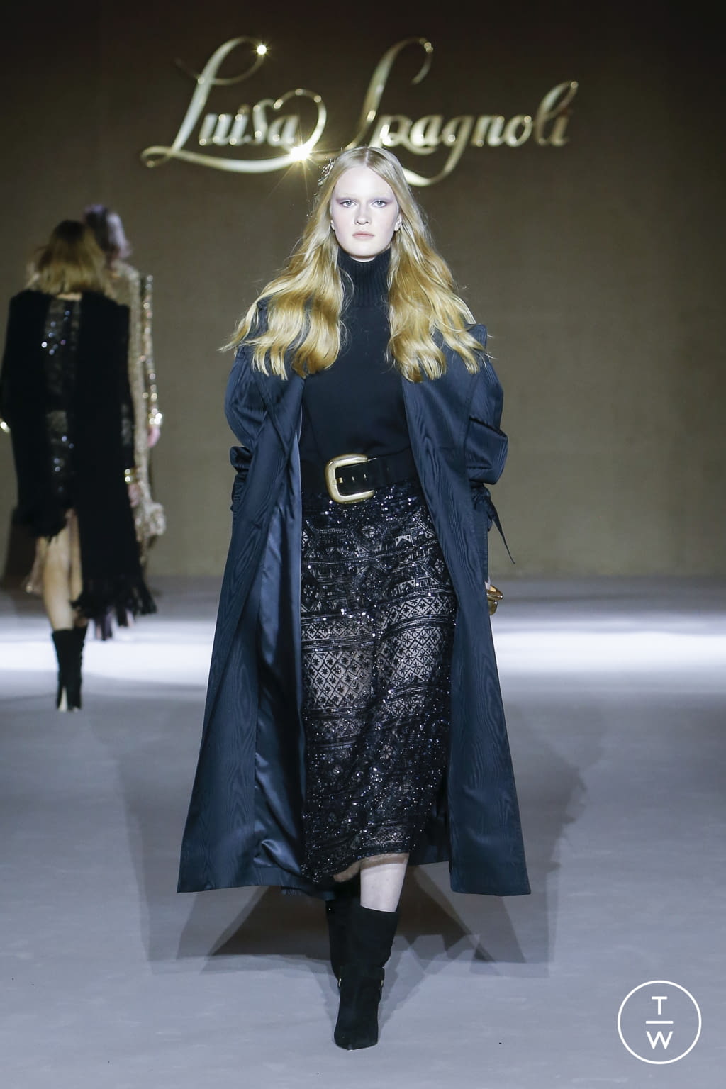 Fashion Week Milan Fall/Winter 2022 look 8 from the Luisa Spagnoli collection womenswear