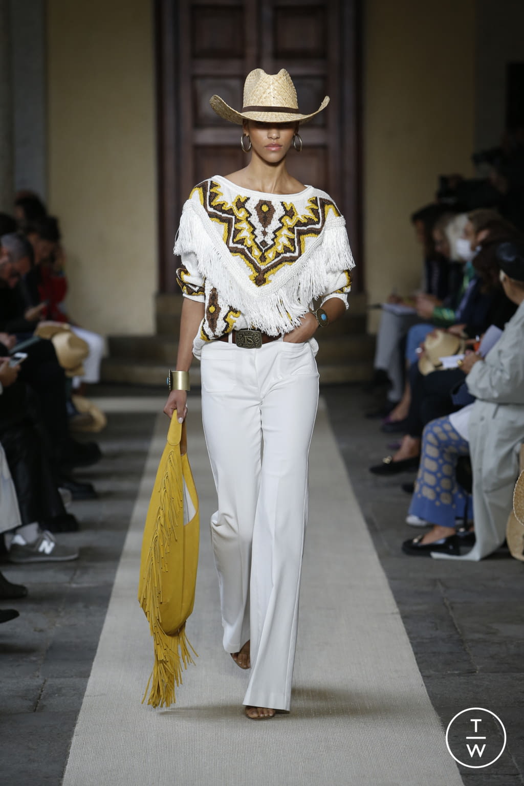 Fashion Week Milan Spring/Summer 2022 look 1 from the Luisa Spagnoli collection womenswear