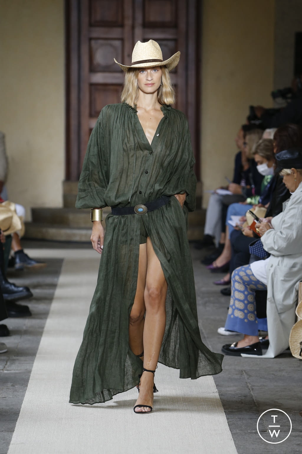 Fashion Week Milan Spring/Summer 2022 look 34 from the Luisa Spagnoli collection womenswear