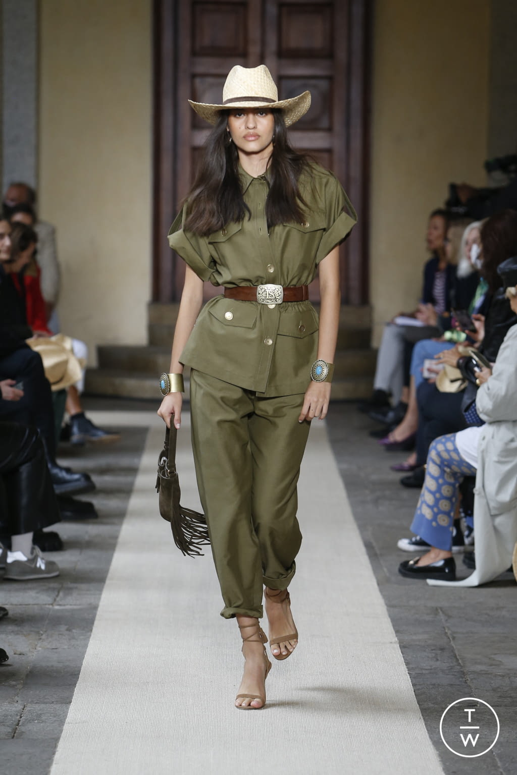Fashion Week Milan Spring/Summer 2022 look 35 from the Luisa Spagnoli collection womenswear