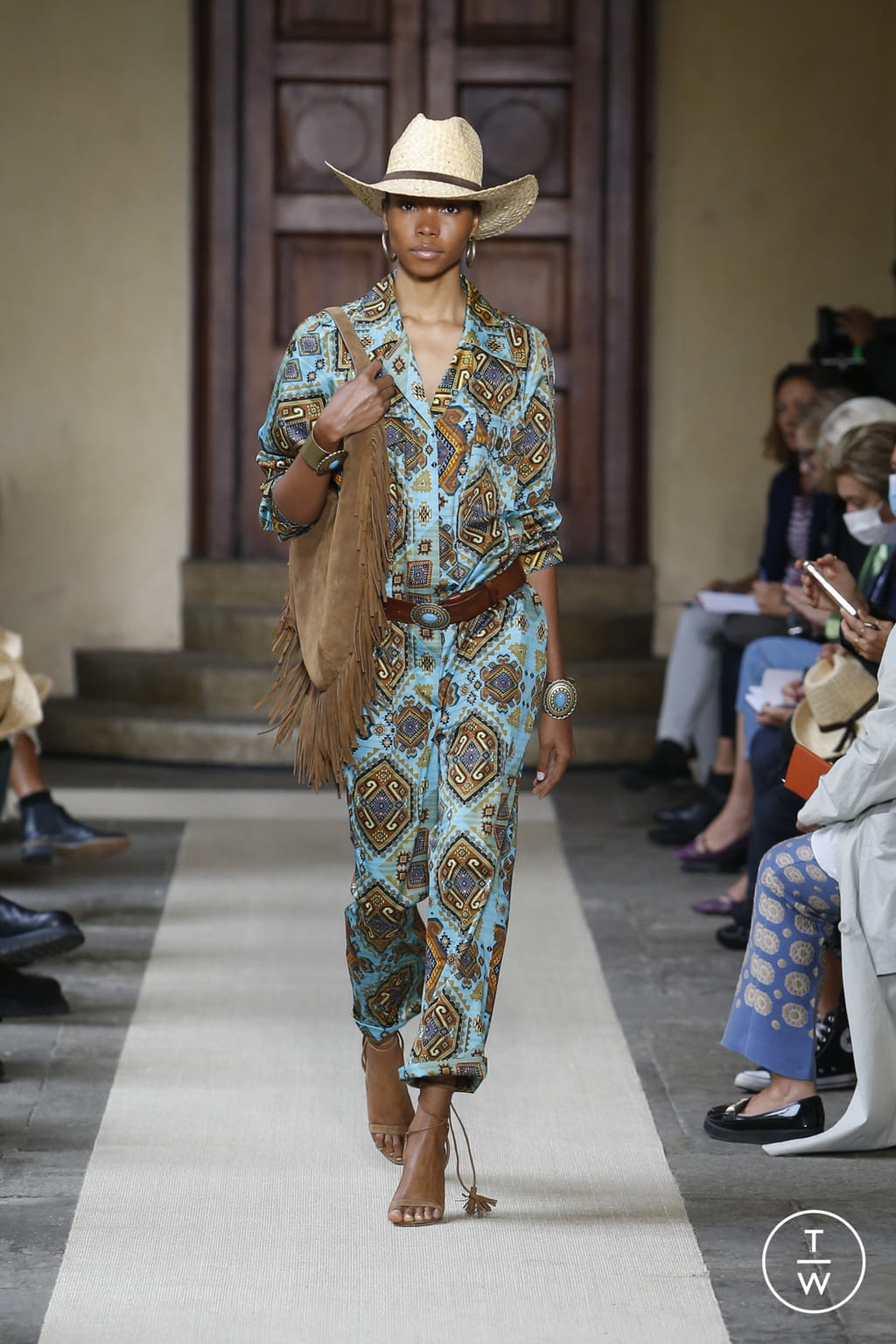 Fashion Week Milan Spring/Summer 2022 look 38 from the Luisa Spagnoli collection womenswear