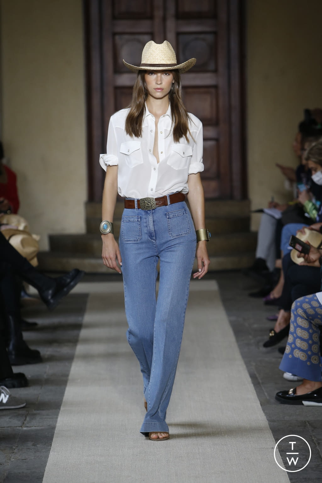 Fashion Week Milan Spring/Summer 2022 look 4 from the Luisa Spagnoli collection womenswear