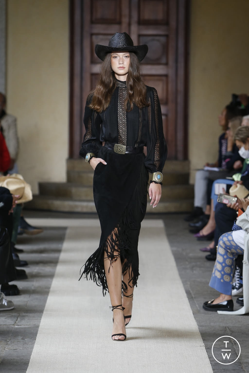 Fashion Week Milan Spring/Summer 2022 look 44 from the Luisa Spagnoli collection womenswear