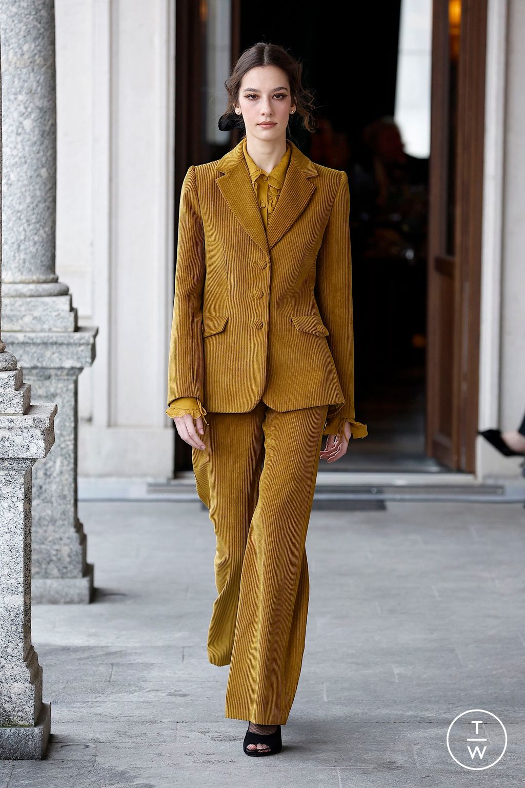 Fashion Week Milan Fall/Winter 2025 look 12 from the Luisa Beccaria collection womenswear