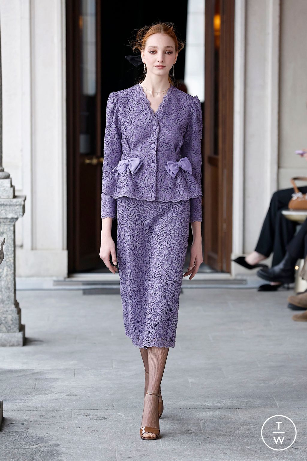 Fashion Week Milan Fall/Winter 2025 look 16 from the Luisa Beccaria collection womenswear