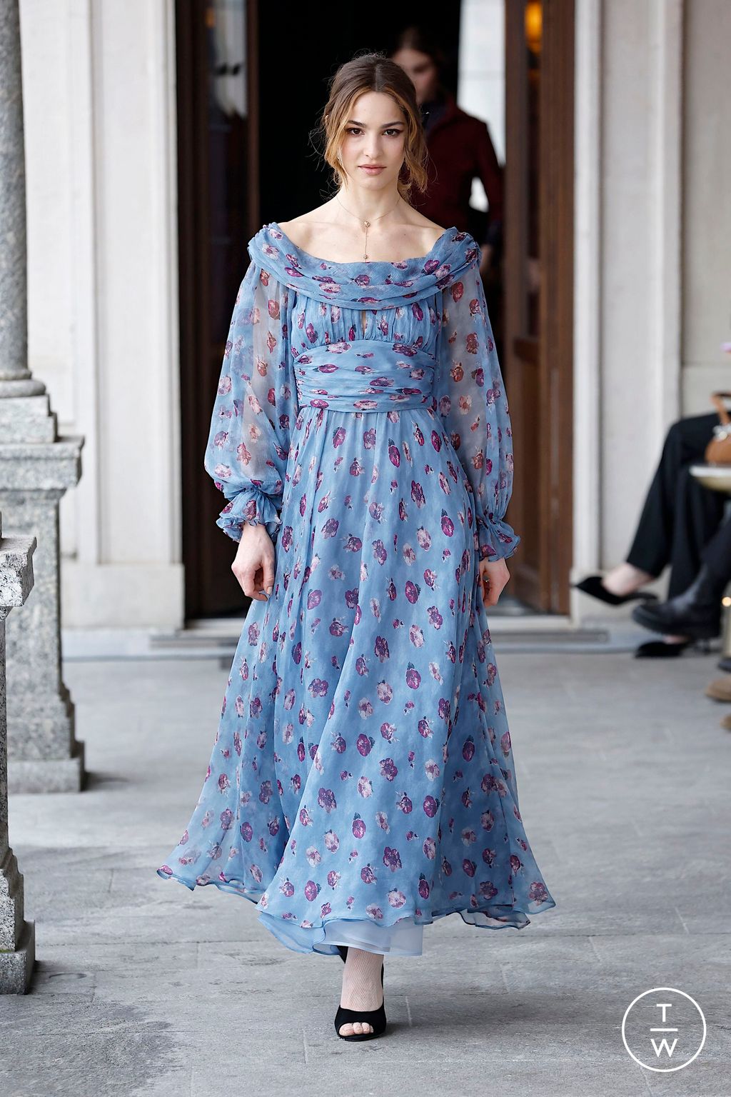 Fashion Week Milan Fall/Winter 2025 look 17 from the Luisa Beccaria collection womenswear