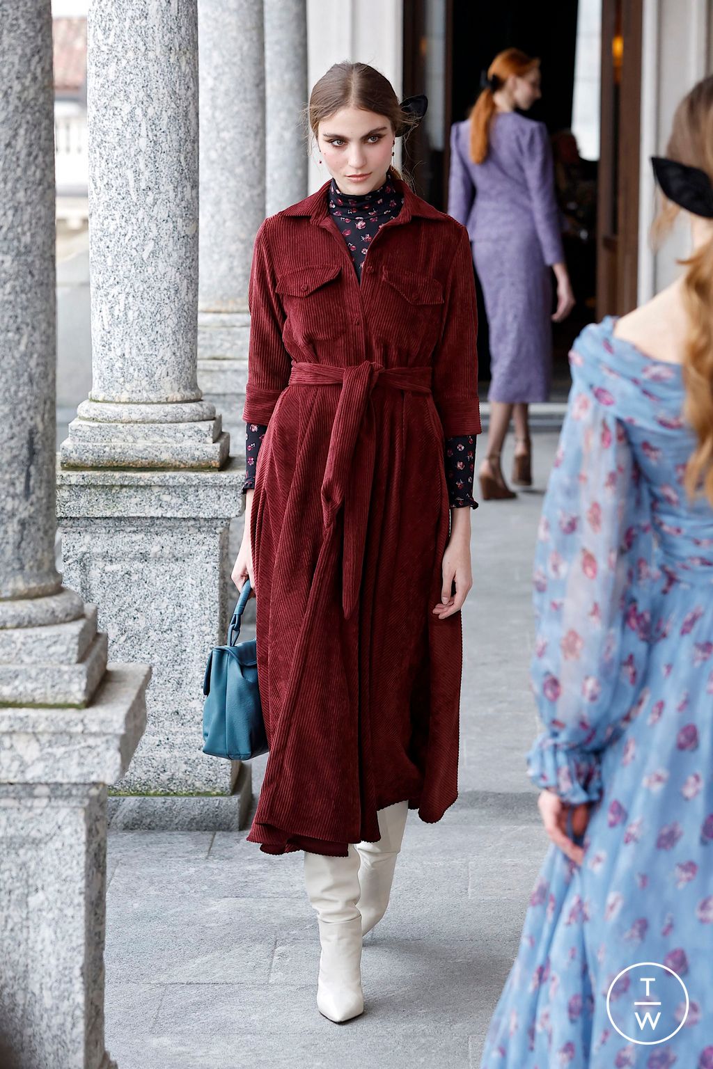 Fashion Week Milan Fall/Winter 2025 look 18 from the Luisa Beccaria collection womenswear