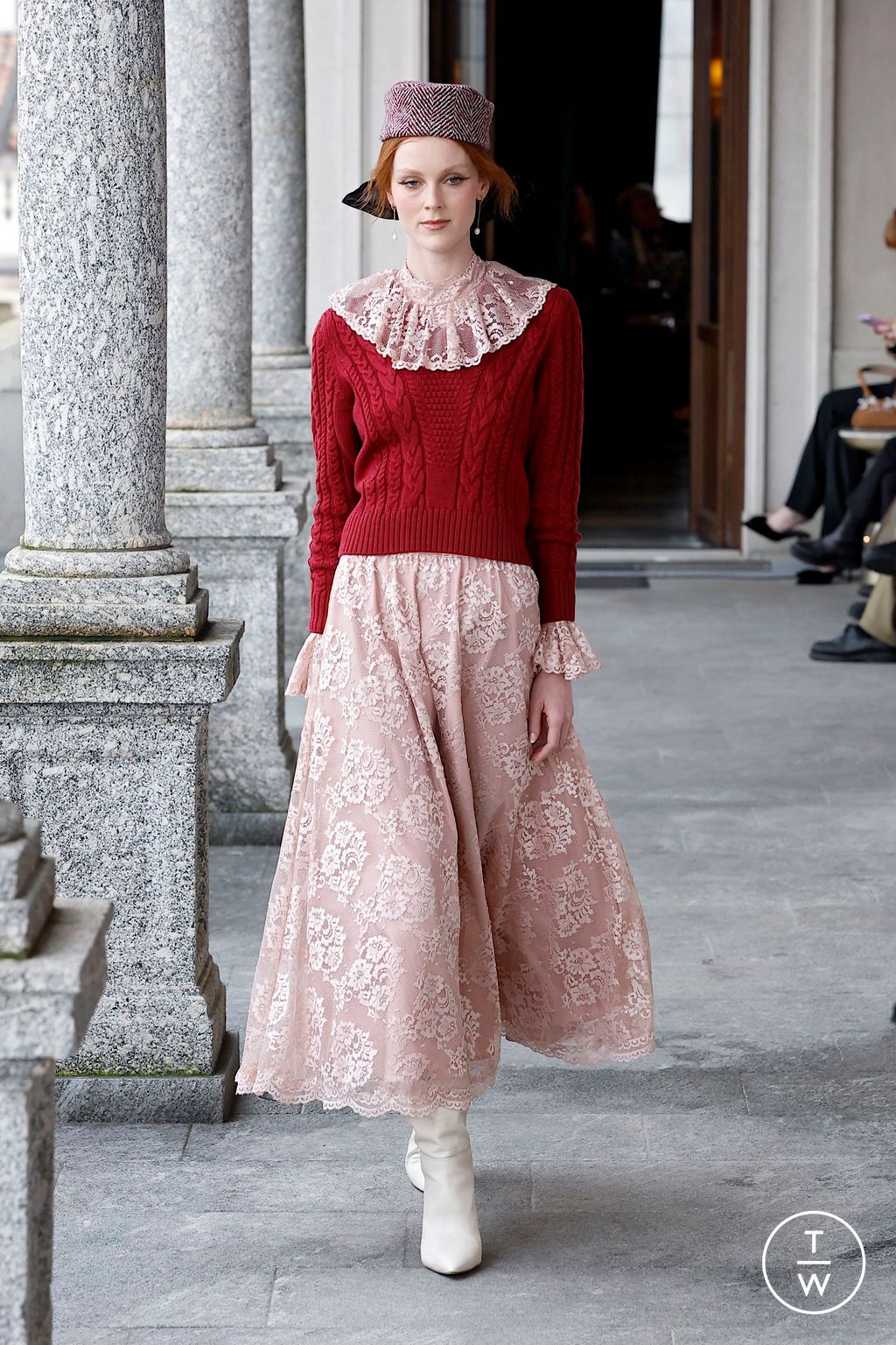 Fashion Week Milan Fall/Winter 2025 look 20 from the Luisa Beccaria collection womenswear