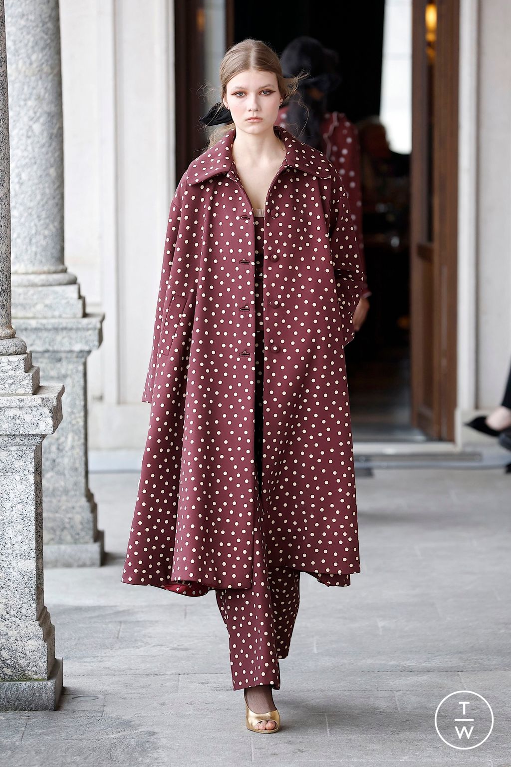 Fashion Week Milan Fall/Winter 2025 look 24 from the Luisa Beccaria collection womenswear
