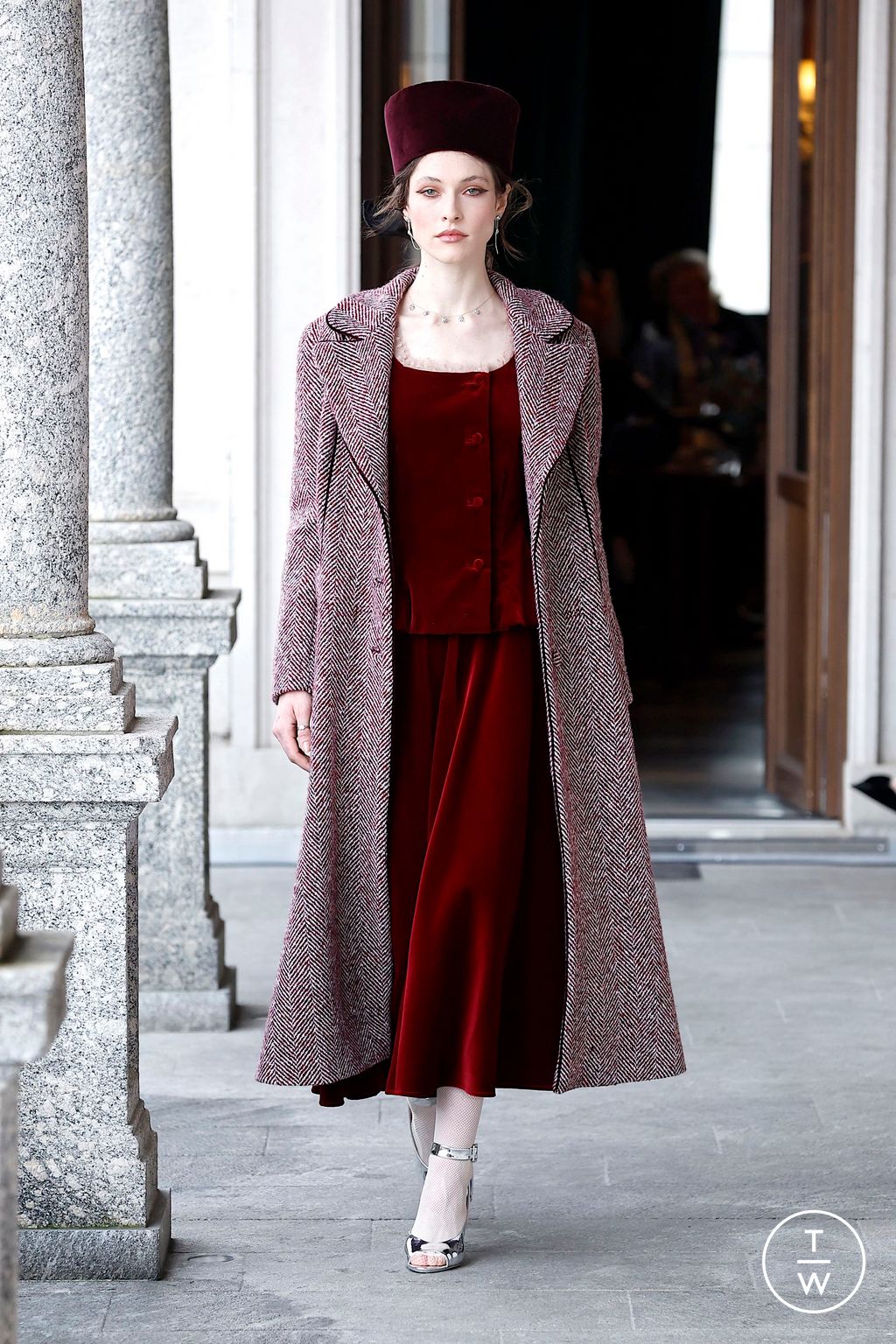 Fashion Week Milan Fall/Winter 2025 look 35 from the Luisa Beccaria collection womenswear