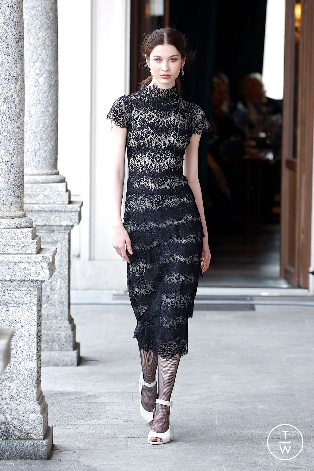 Fashion Week Milan Fall/Winter 2025 look 40 from the Luisa Beccaria collection womenswear