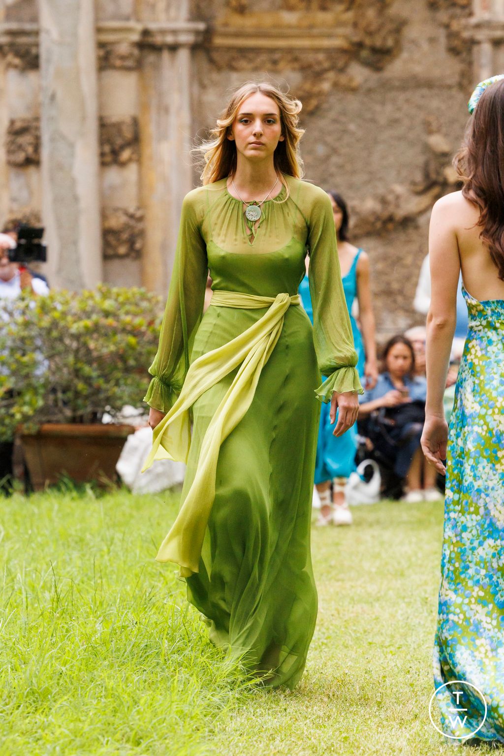 Fashion Week Florence - Pitti Resort 2024 look 6 from the Luisa Beccaria collection womenswear