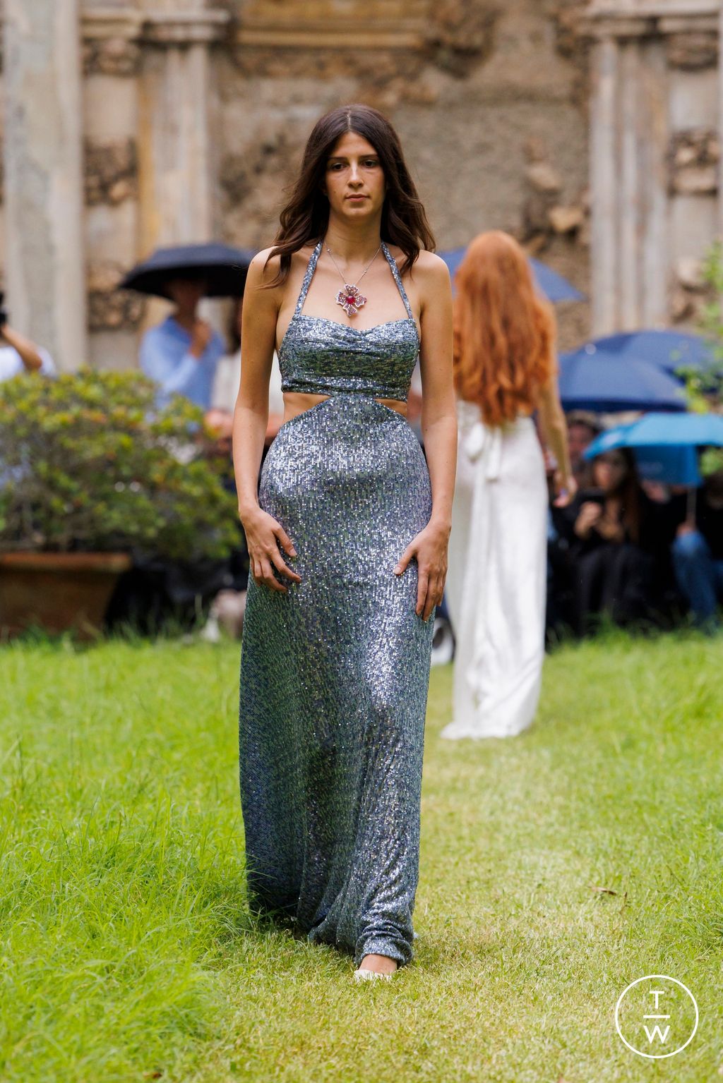 Fashion Week Florence - Pitti Resort 2024 look 50 from the Luisa Beccaria collection womenswear