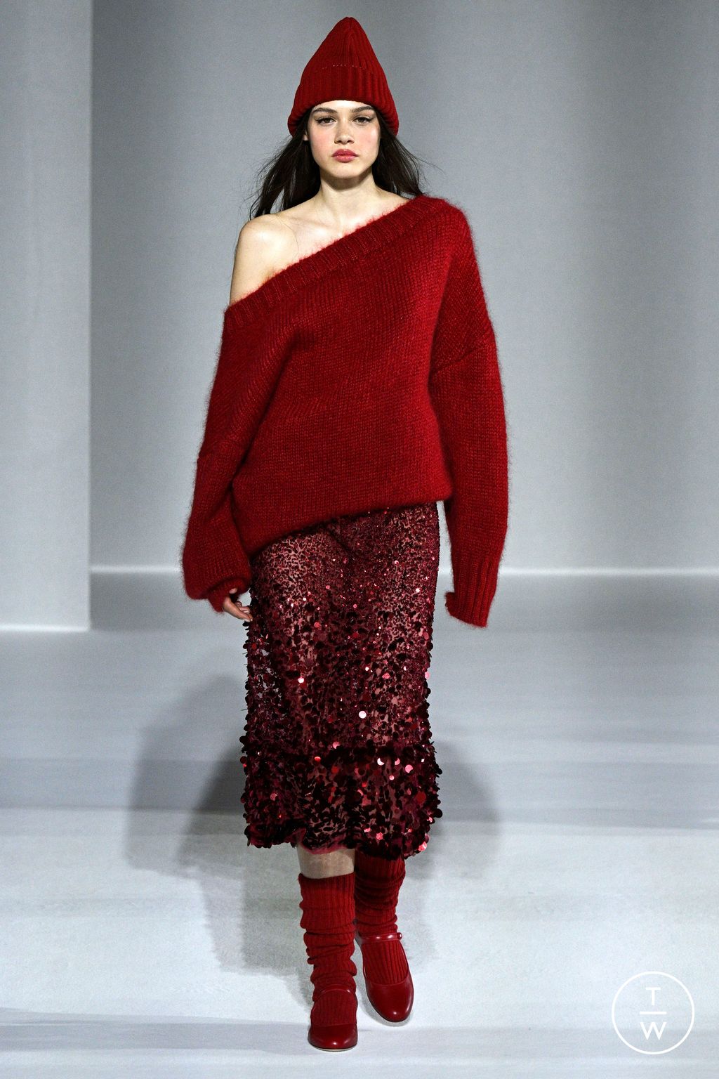 Fashion Week Milan Fall/Winter 2024 look 19 from the Luisa Spagnoli collection womenswear