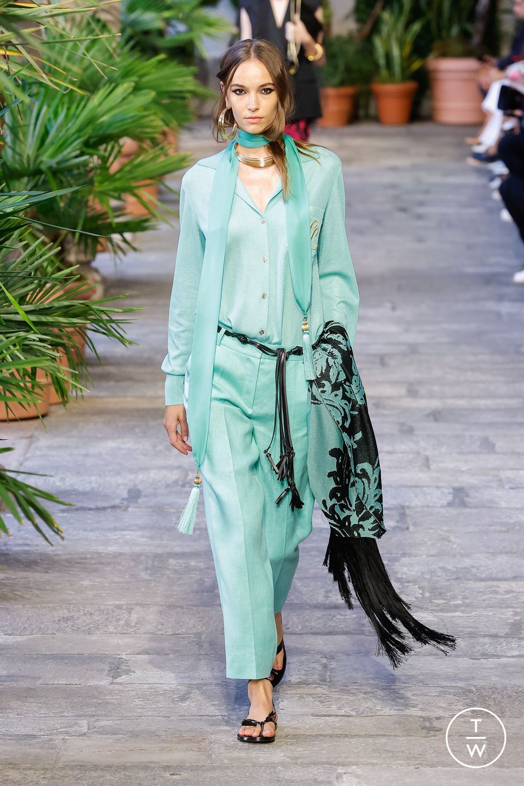 Fashion Week Milan Spring/Summer 2024 look 9 from the Luisa Spagnoli collection womenswear