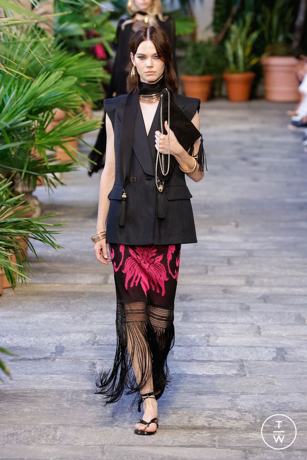 Fashion Week Milan Spring/Summer 2024 look 10 from the Luisa Spagnoli collection womenswear