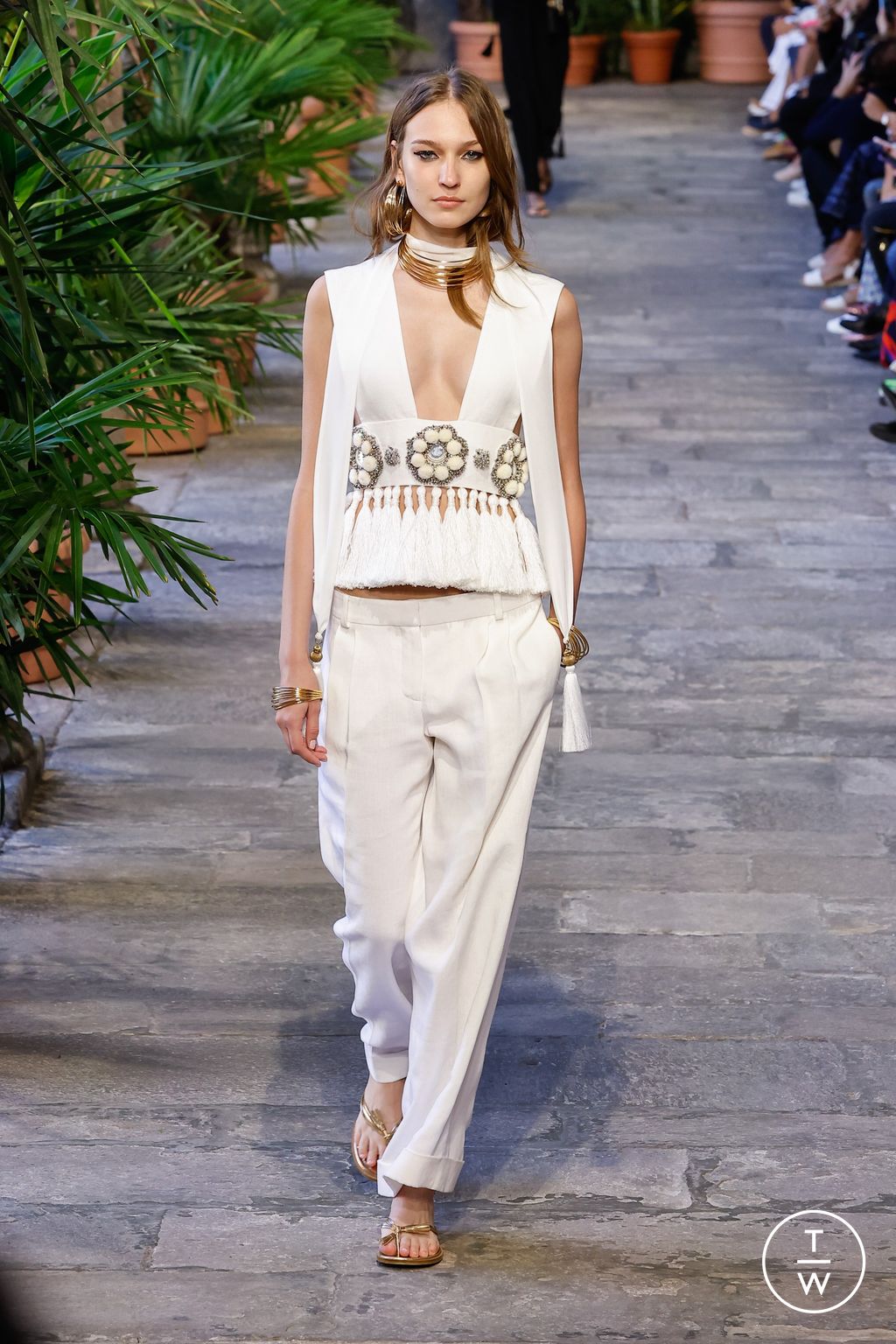 Fashion Week Milan Spring/Summer 2024 look 30 from the Luisa Spagnoli collection womenswear