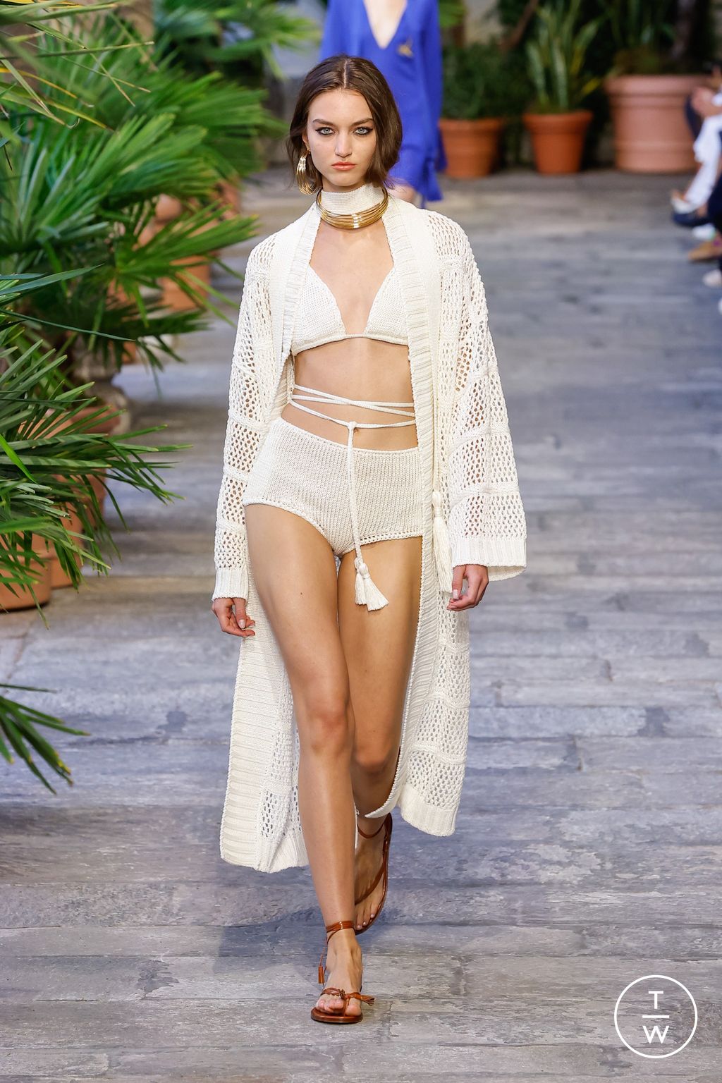 Fashion Week Milan Spring/Summer 2024 look 33 from the Luisa Spagnoli collection 女装