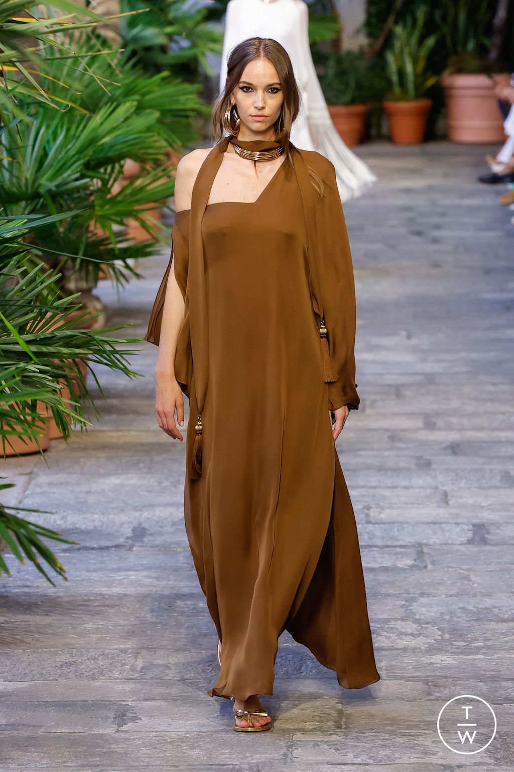 Fashion Week Milan Spring/Summer 2024 look 49 from the Luisa Spagnoli collection womenswear