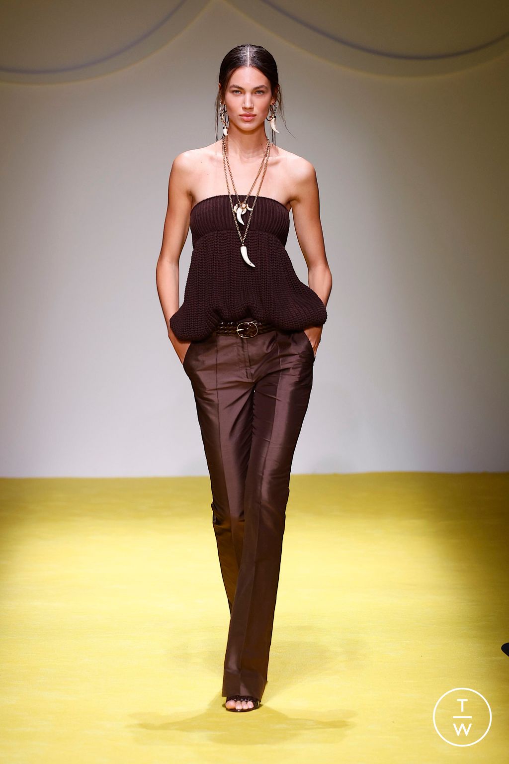 Fashion Week Milan Spring/Summer 2025 look 1 from the Luisa Spagnoli collection womenswear