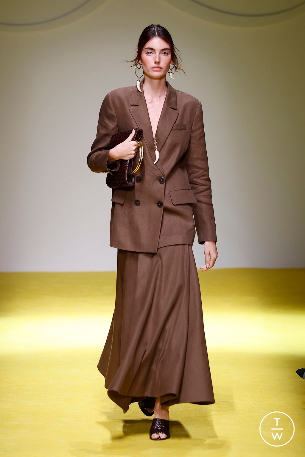 Fashion Week Milan Spring/Summer 2025 look 5 from the Luisa Spagnoli collection womenswear