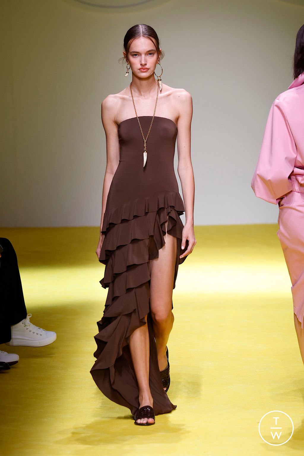 Fashion Week Milan Spring-Summer 2025 look 9 from the Luisa Spagnoli collection womenswear