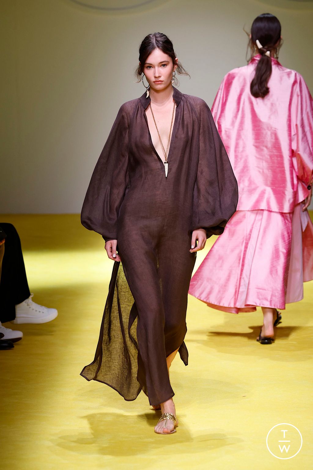 Fashion Week Milan Spring/Summer 2025 look 11 de la collection Luisa Spagnoli womenswear