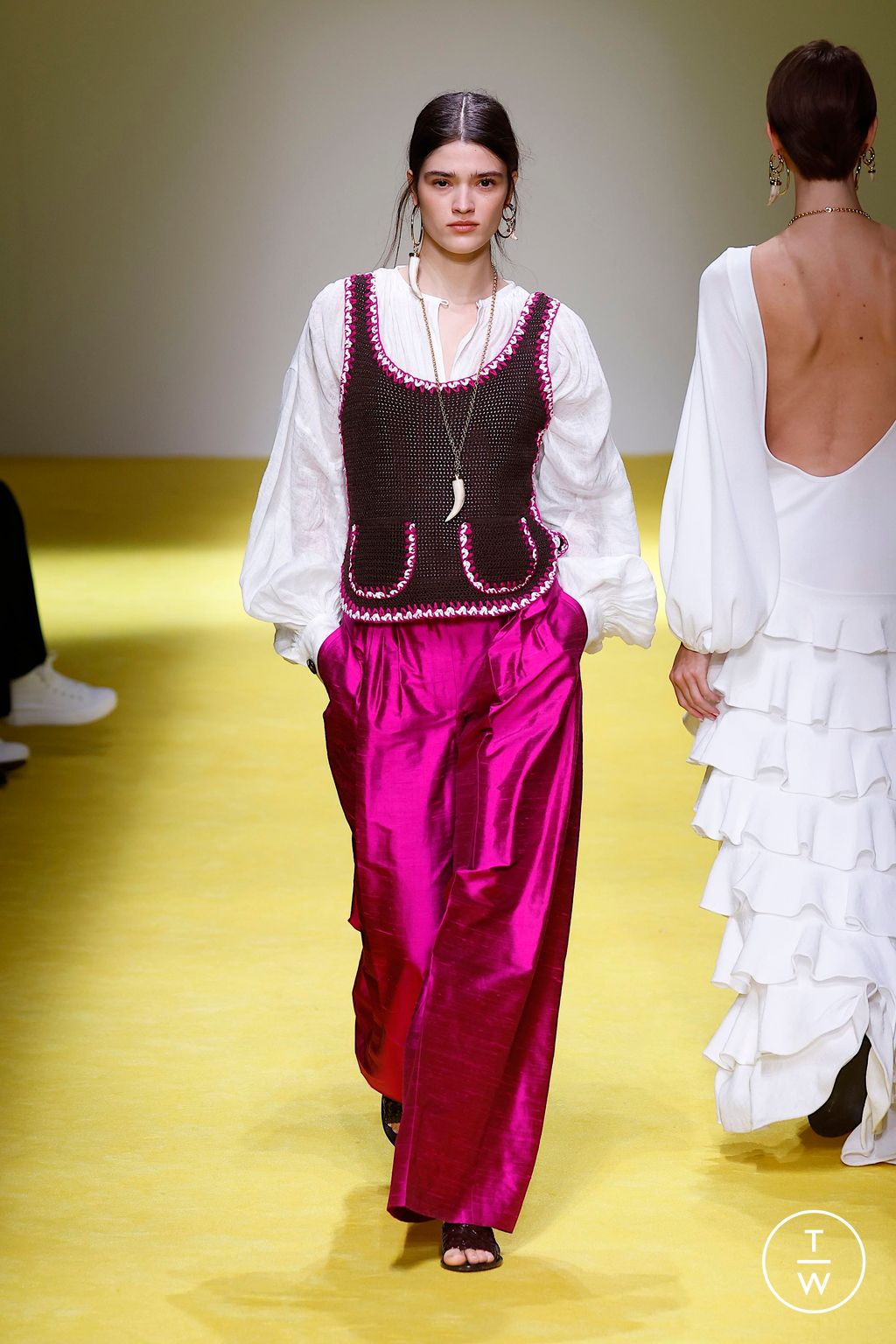 Fashion Week Milan Spring/Summer 2025 look 13 from the Luisa Spagnoli collection womenswear