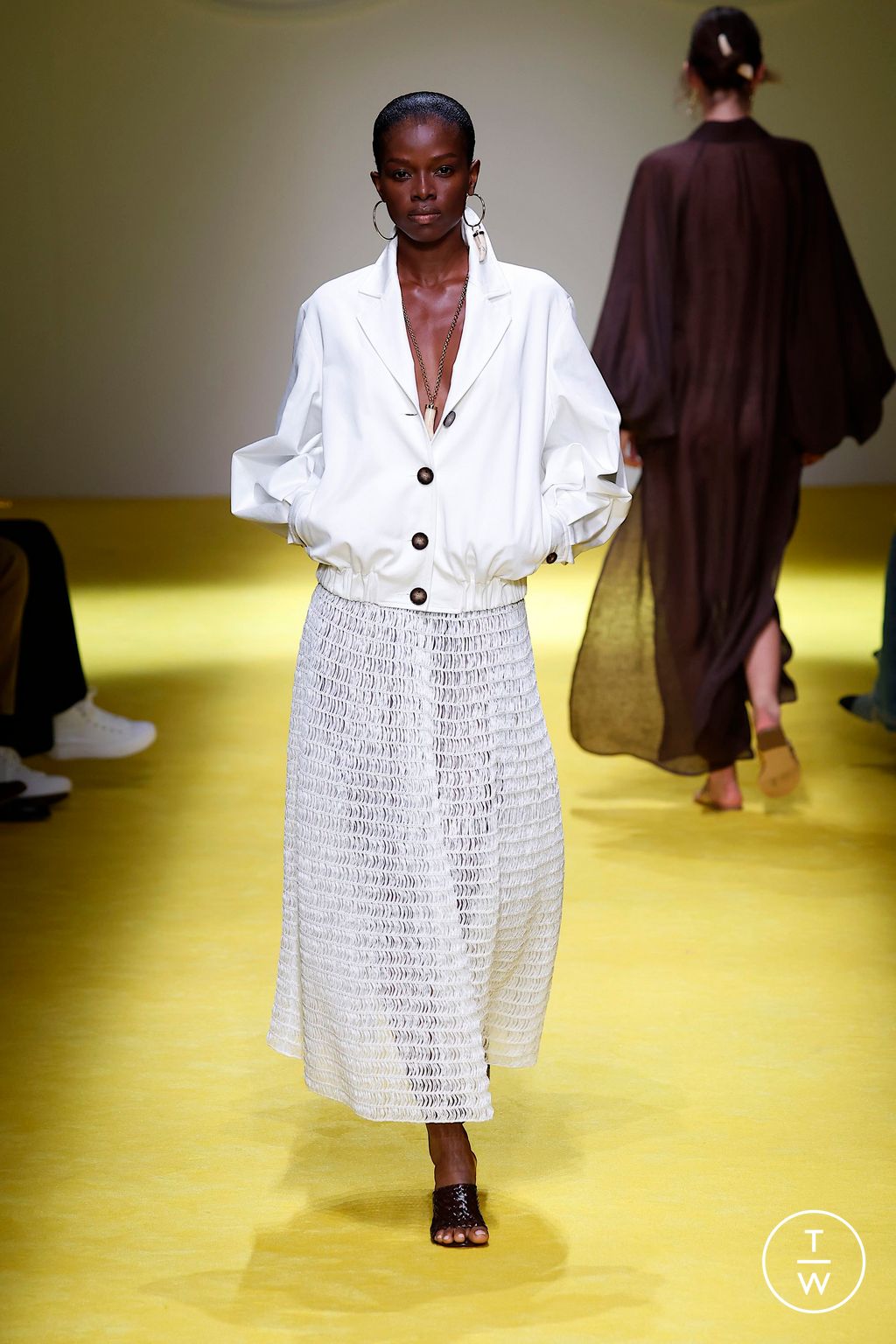 Fashion Week Milan Spring/Summer 2025 look 14 from the Luisa Spagnoli collection womenswear