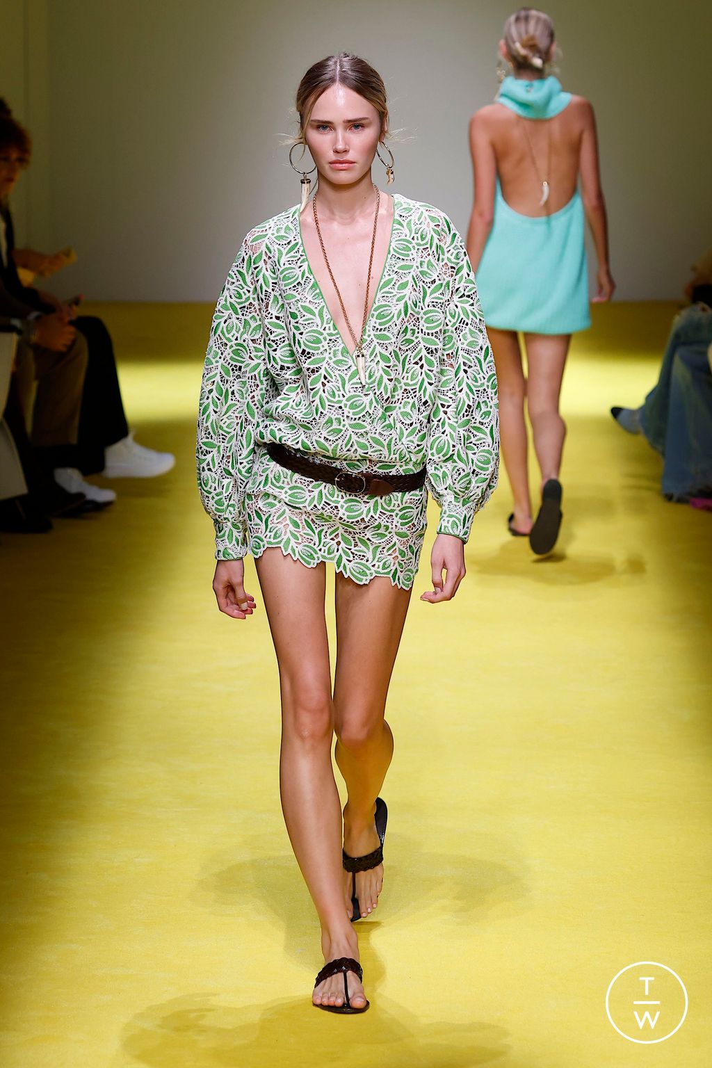Fashion Week Milan Spring-Summer 2025 look 29 from the Luisa Spagnoli collection 女装