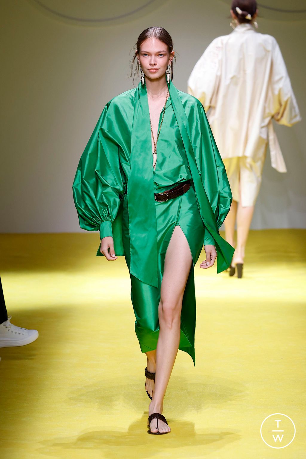Fashion Week Milan Spring/Summer 2025 look 33 from the Luisa Spagnoli collection womenswear