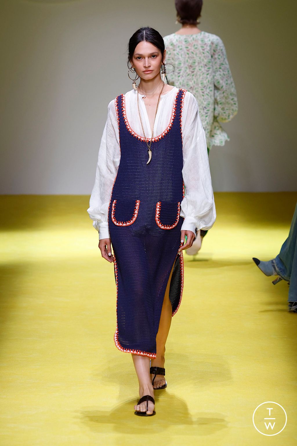 Fashion Week Milan Spring/Summer 2025 look 34 from the Luisa Spagnoli collection womenswear