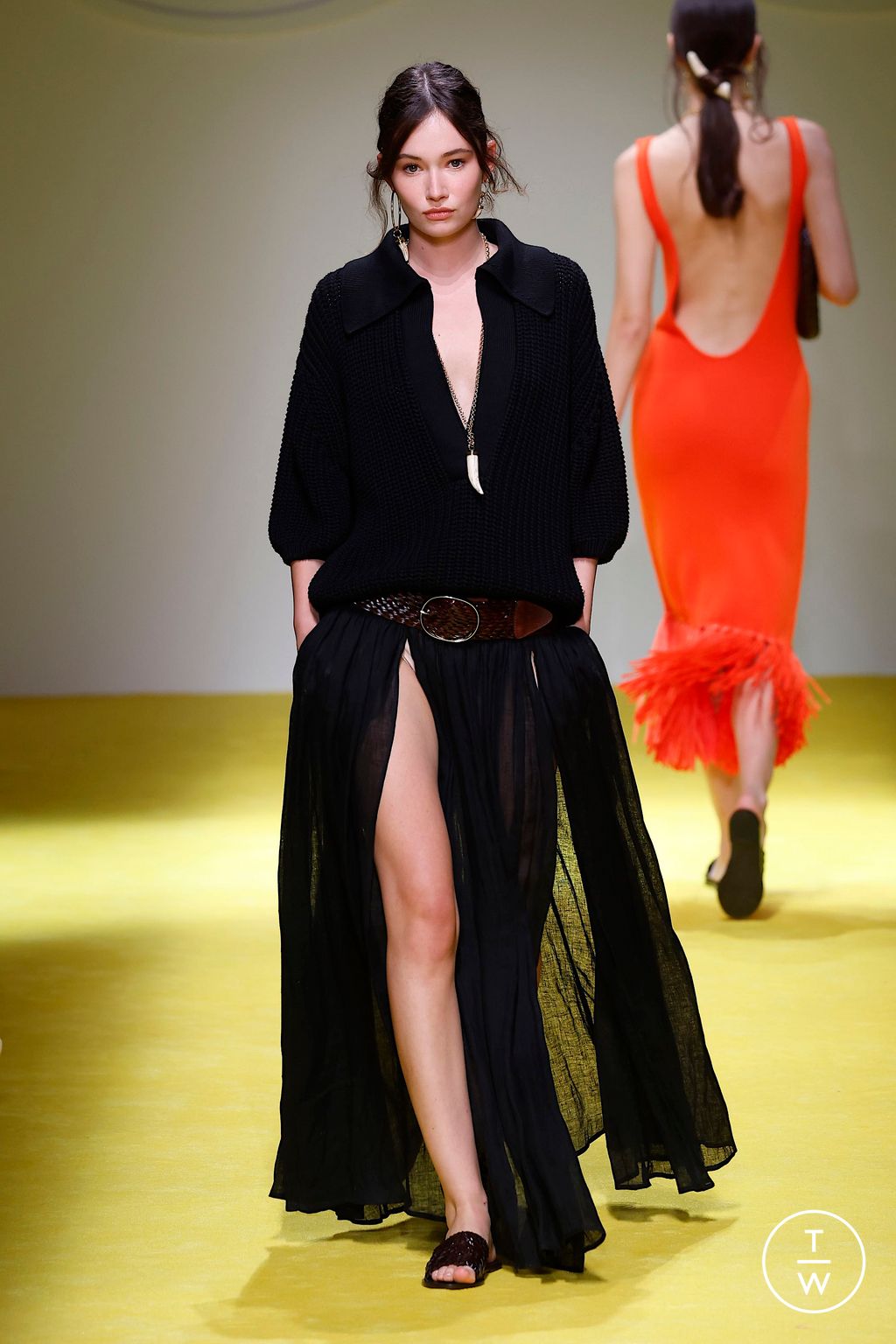 Fashion Week Milan Spring/Summer 2025 look 46 from the Luisa Spagnoli collection womenswear