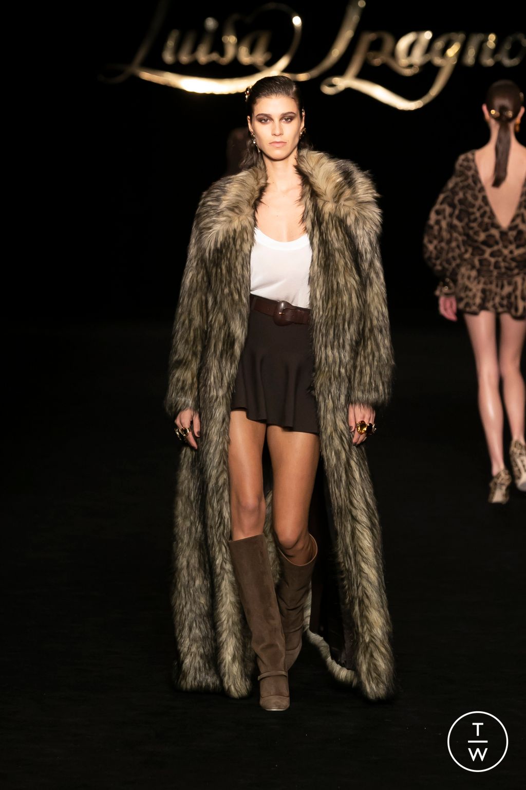 Fashion Week Milan Fall/Winter 2023 look 3 from the Luisa Spagnoli collection womenswear