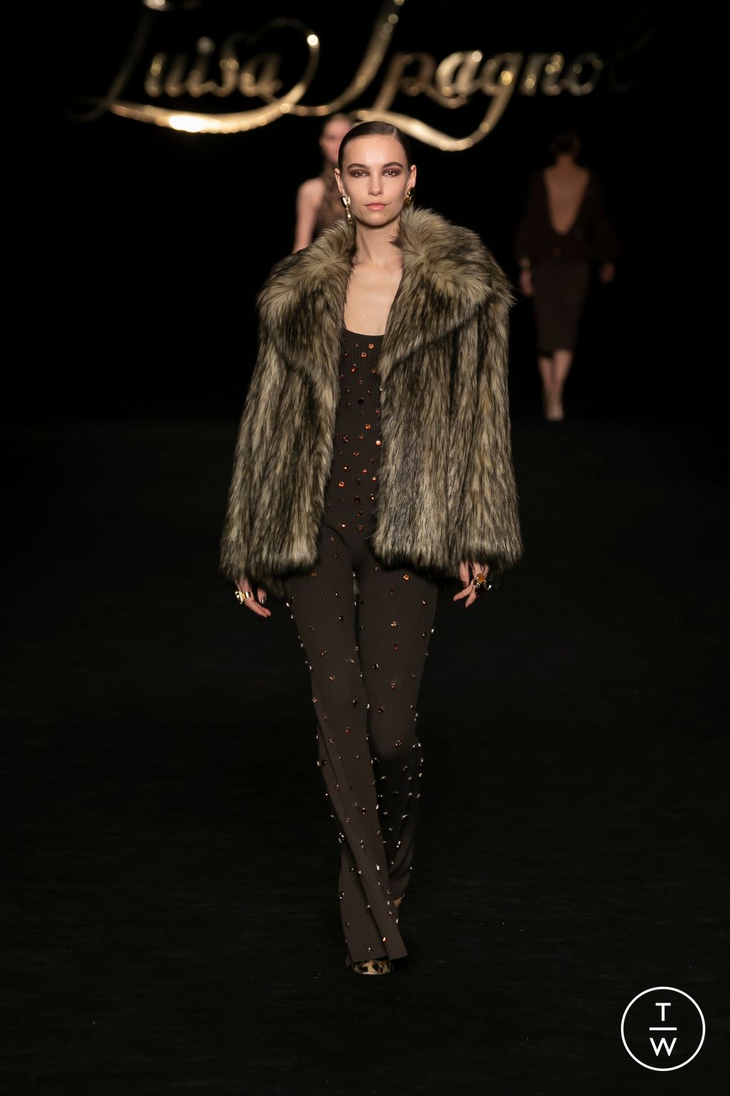 Fashion Week Milan Fall/Winter 2023 look 6 from the Luisa Spagnoli collection womenswear