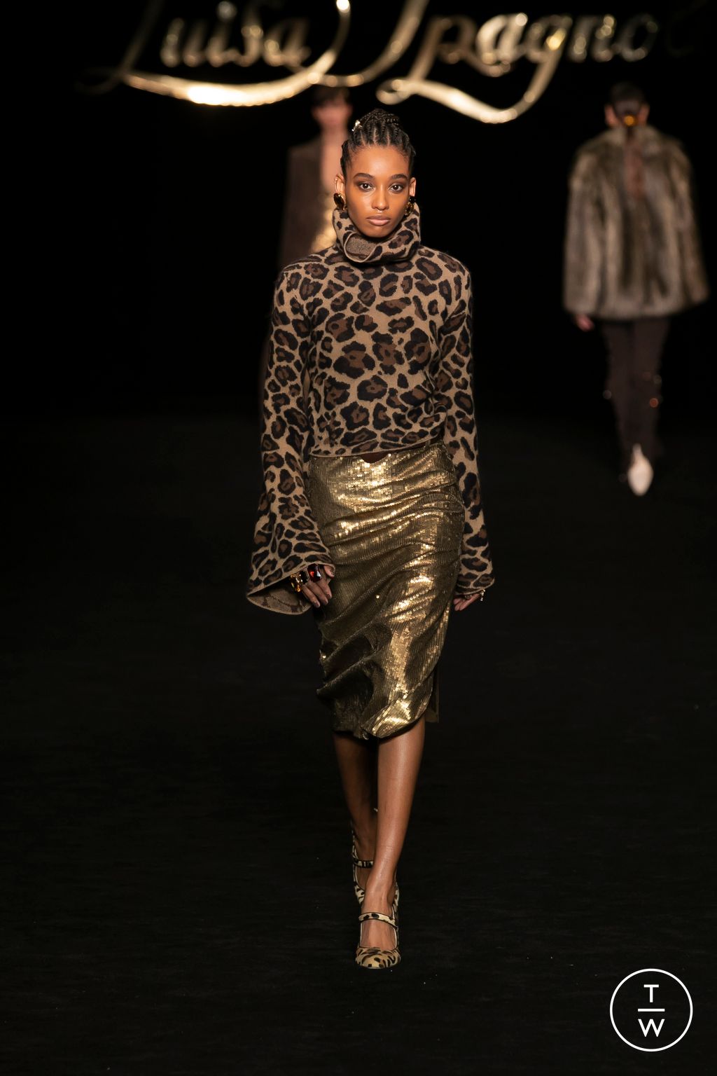Fashion Week Milan Fall/Winter 2023 look 8 from the Luisa Spagnoli collection womenswear