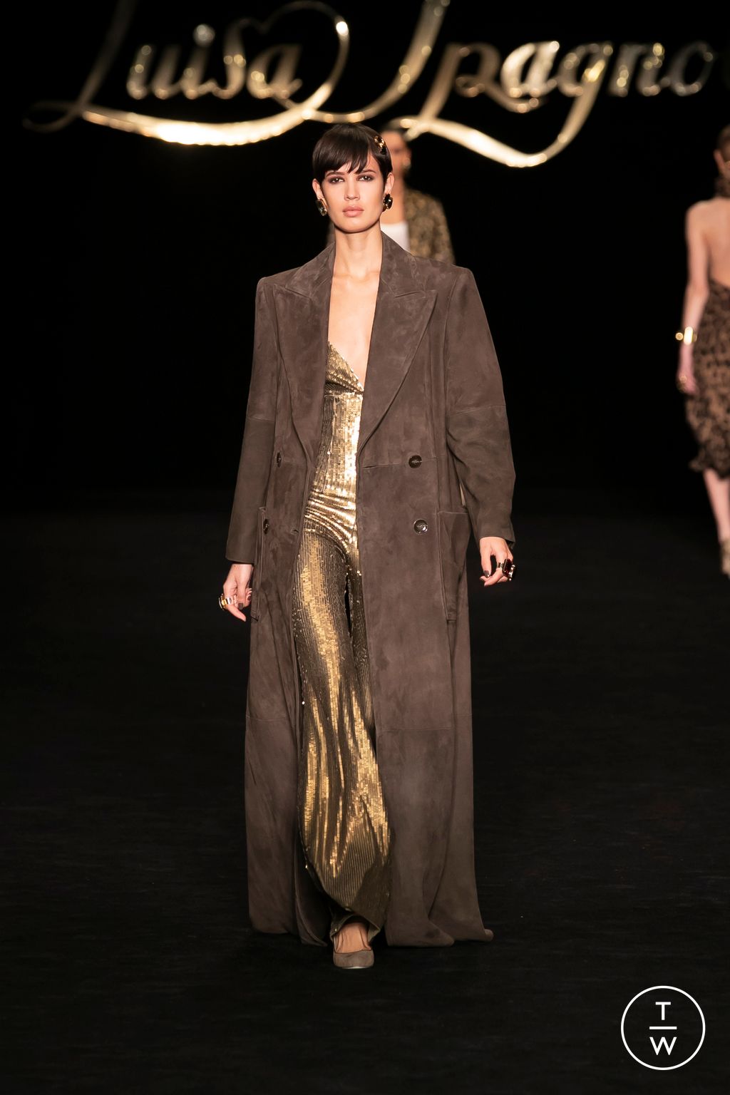 Fashion Week Milan Fall/Winter 2023 look 9 from the Luisa Spagnoli collection womenswear