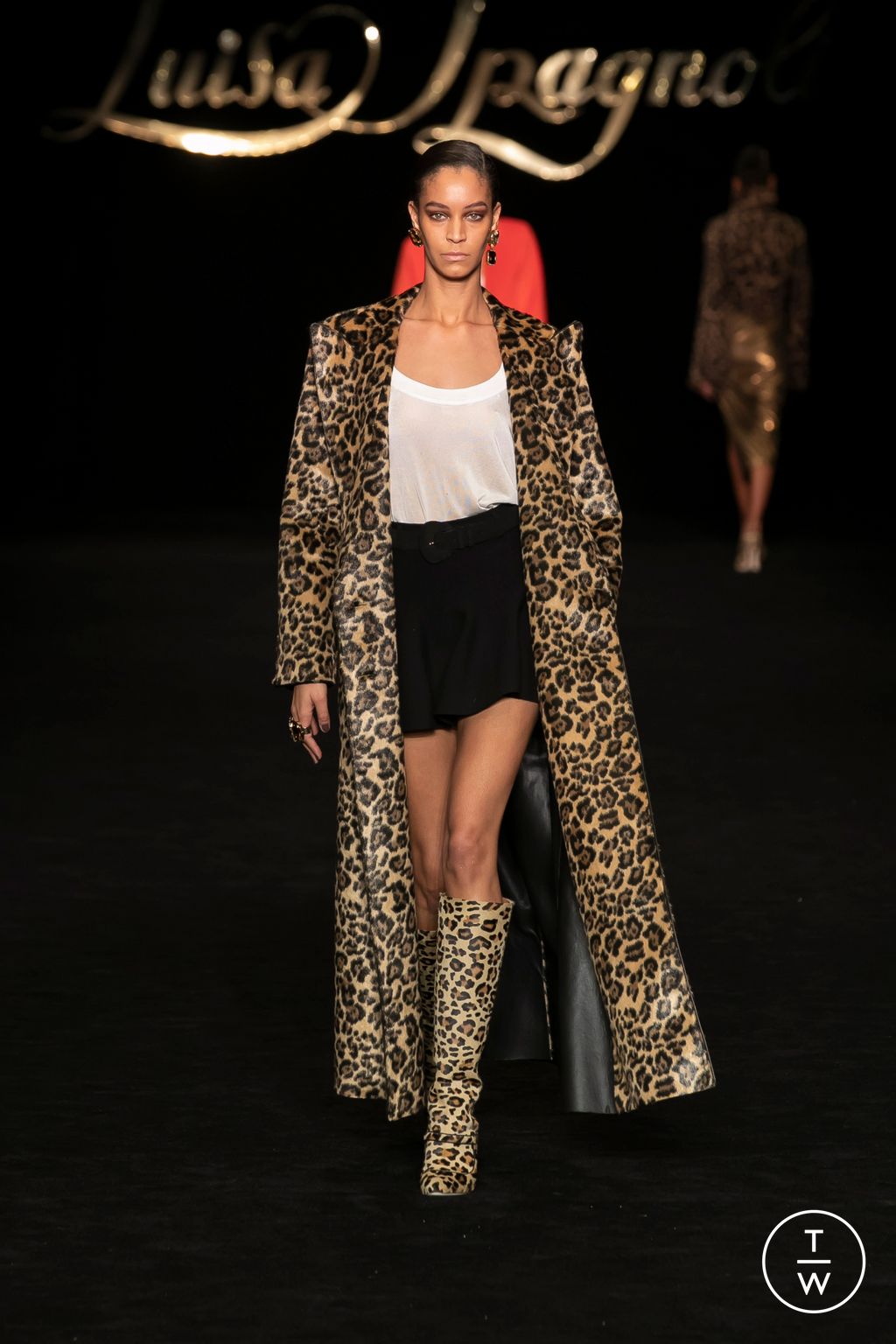 Fashion Week Milan Fall/Winter 2023 look 10 from the Luisa Spagnoli collection womenswear