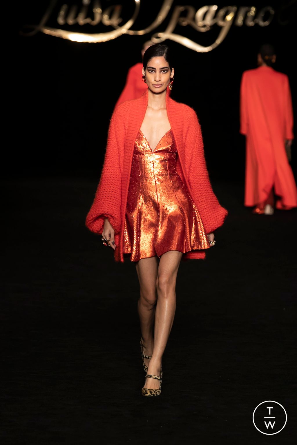Fashion Week Milan Fall/Winter 2023 look 13 from the Luisa Spagnoli collection womenswear