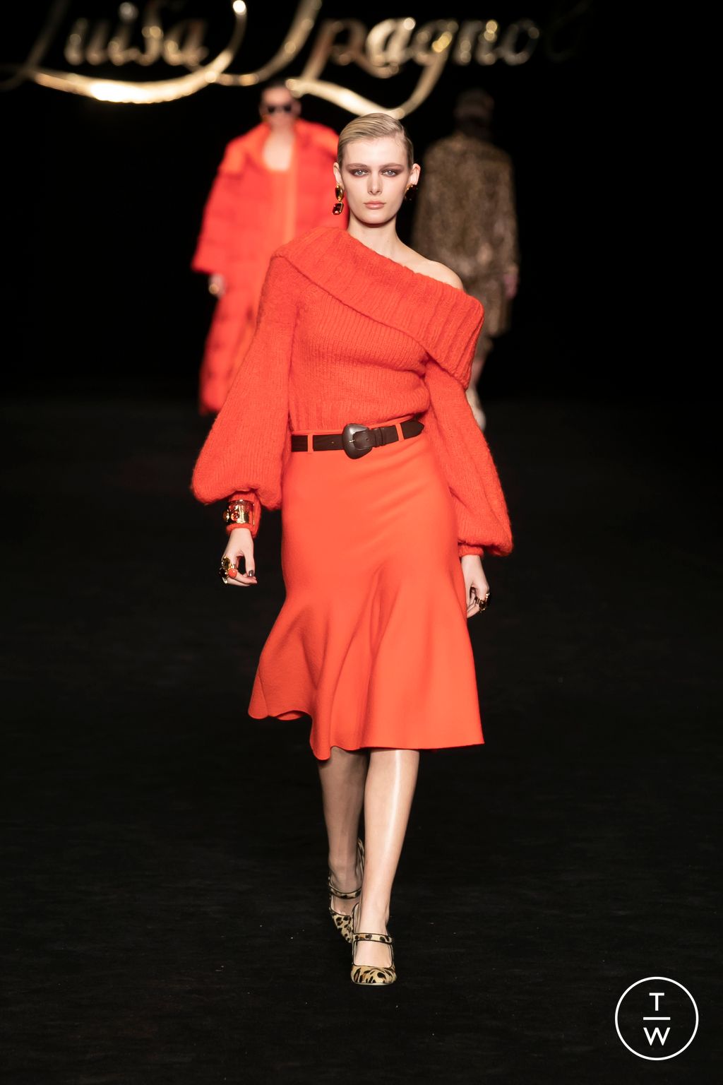 Fashion Week Milan Fall/Winter 2023 look 14 from the Luisa Spagnoli collection womenswear