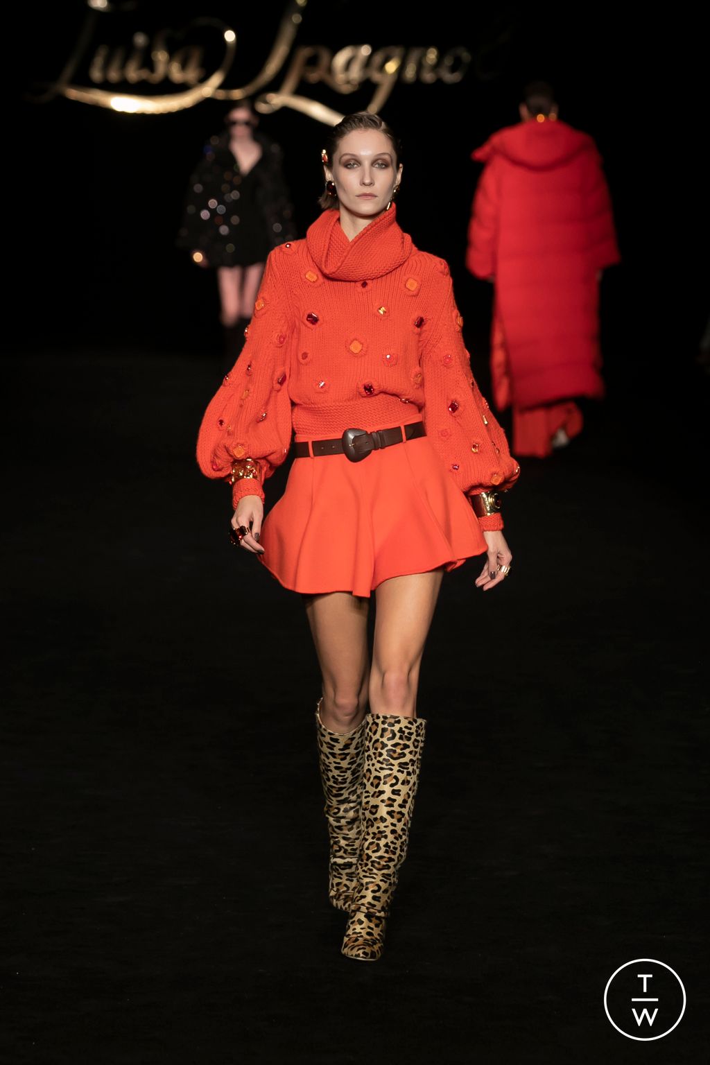 Fashion Week Milan Fall/Winter 2023 look 17 from the Luisa Spagnoli collection womenswear