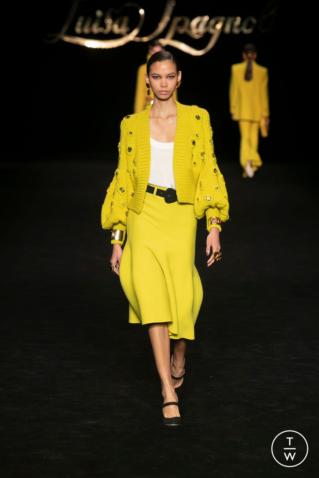 Fashion Week Milan Fall/Winter 2023 look 28 from the Luisa Spagnoli collection womenswear