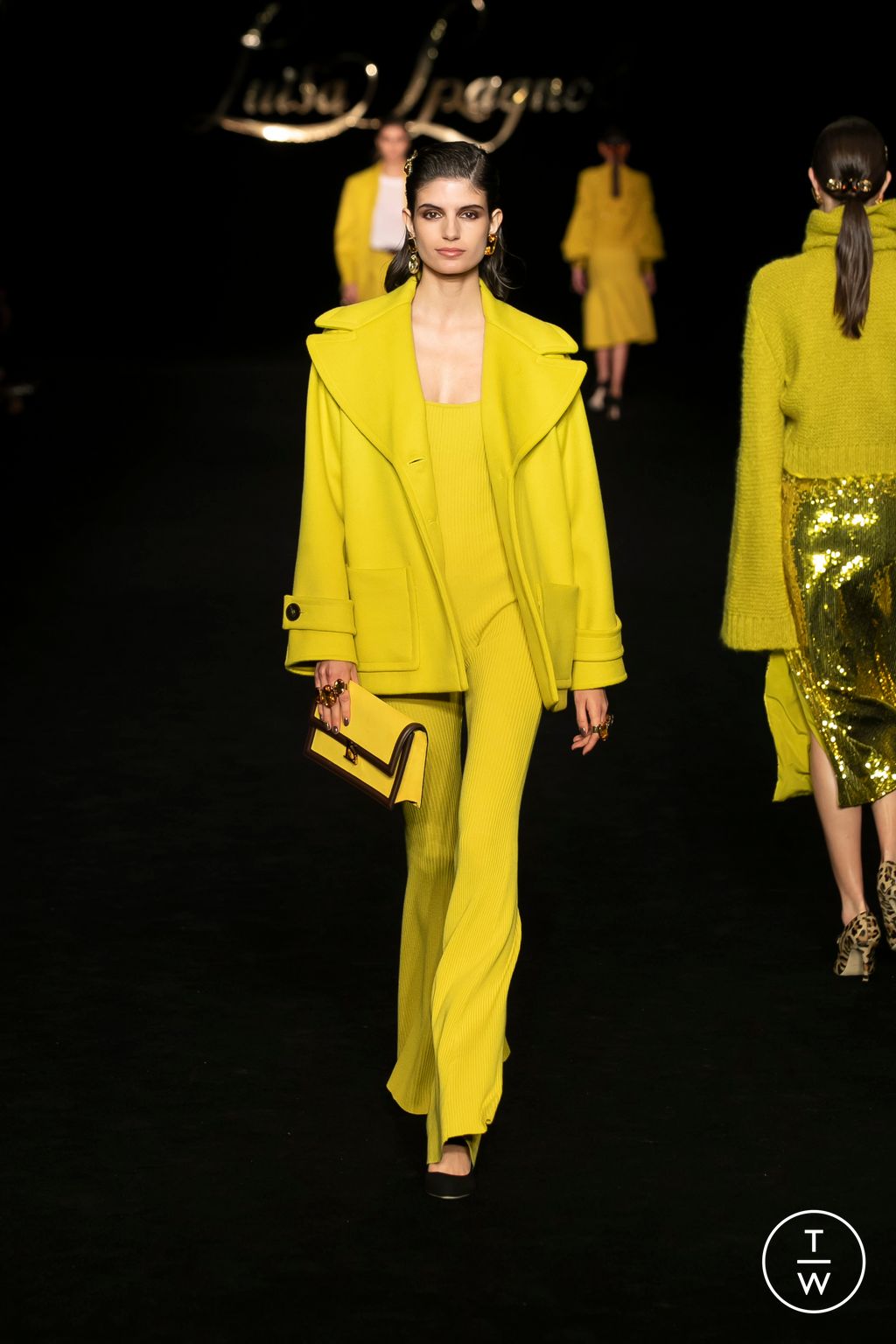 Fashion Week Milan Fall/Winter 2023 look 30 from the Luisa Spagnoli collection womenswear