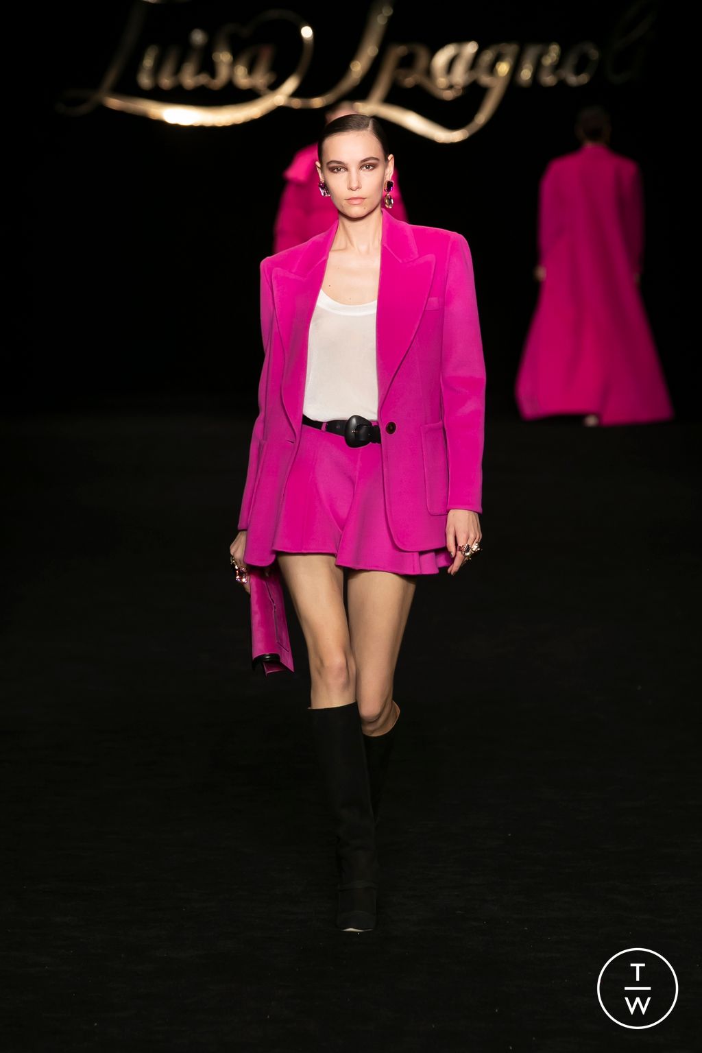 Fashion Week Milan Fall/Winter 2023 look 34 from the Luisa Spagnoli collection womenswear