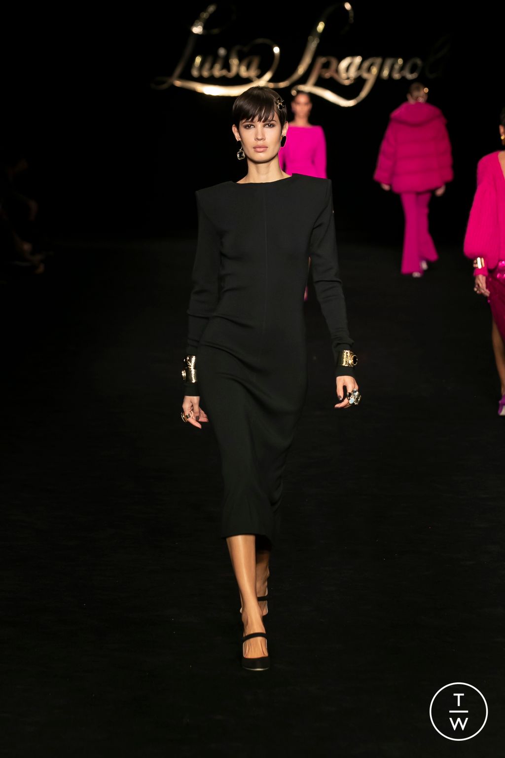Fashion Week Milan Fall/Winter 2023 look 37 from the Luisa Spagnoli collection womenswear