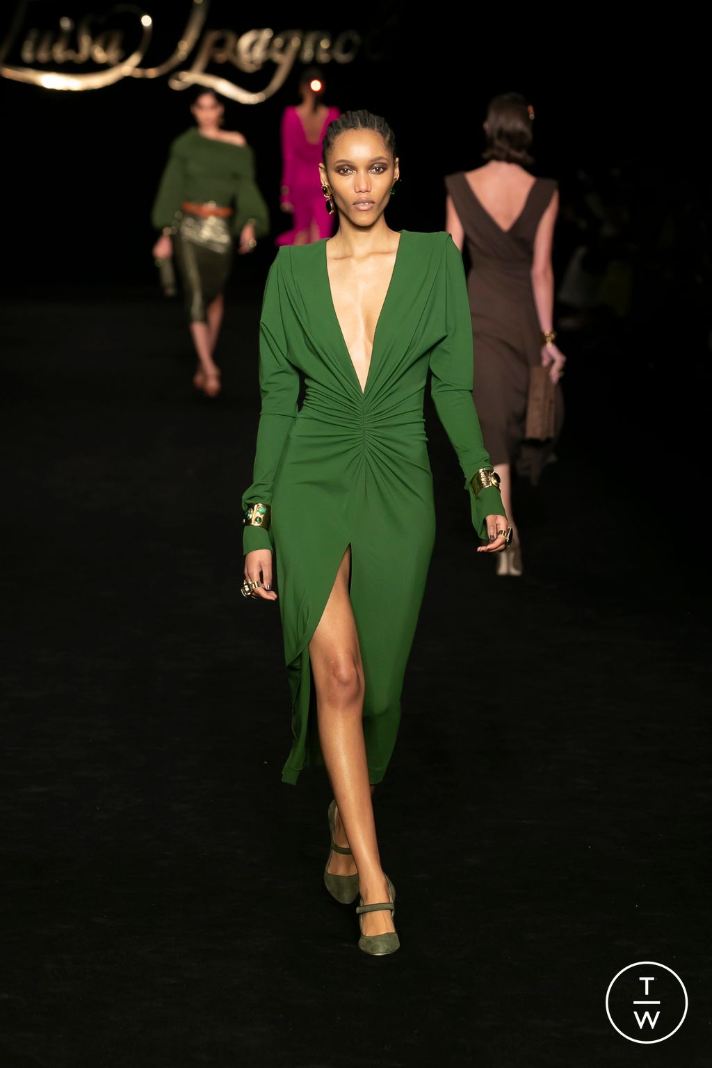 Fashion Week Milan Fall/Winter 2023 look 40 from the Luisa Spagnoli collection womenswear