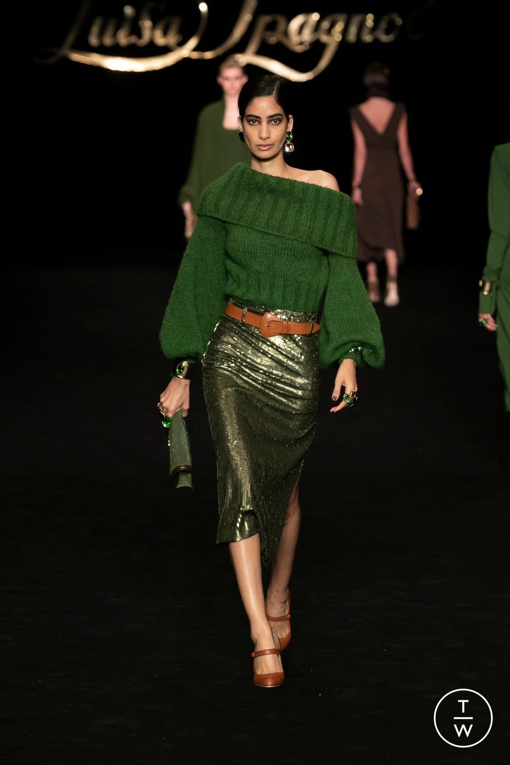 Fashion Week Milan Fall/Winter 2023 look 41 from the Luisa Spagnoli collection womenswear