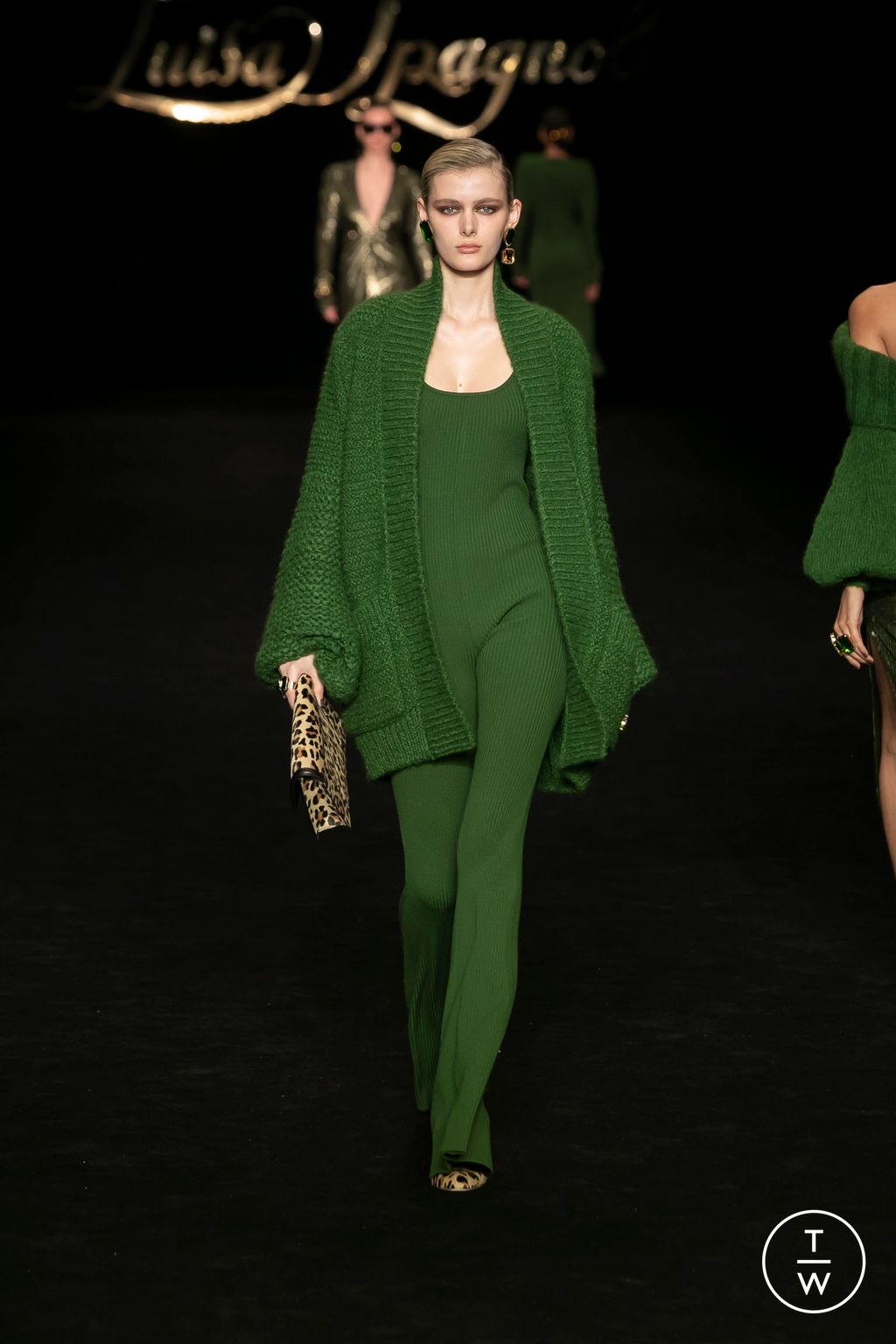 Fashion Week Milan Fall/Winter 2023 look 42 from the Luisa Spagnoli collection womenswear