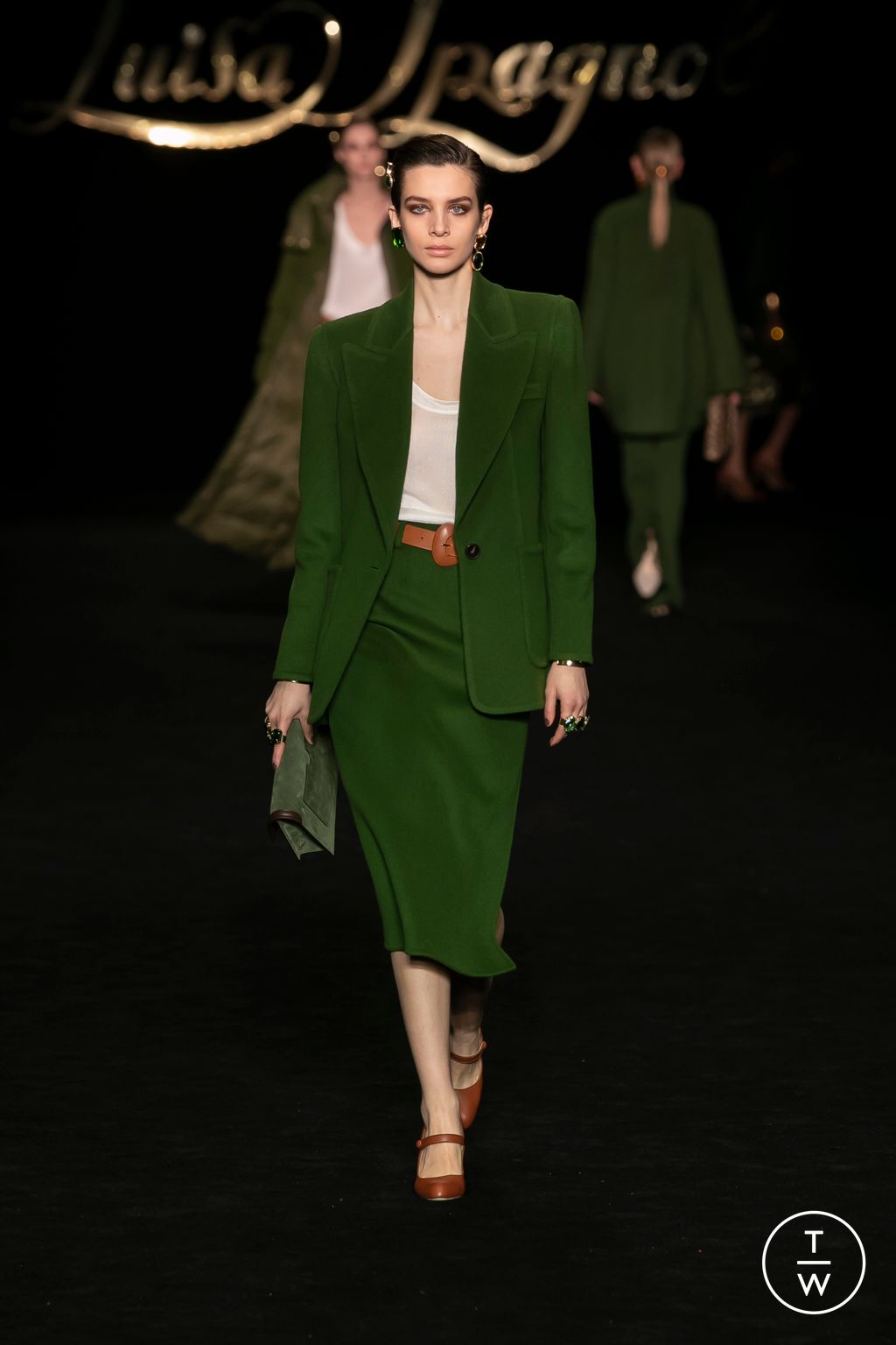 Fashion Week Milan Fall/Winter 2023 look 44 from the Luisa Spagnoli collection womenswear