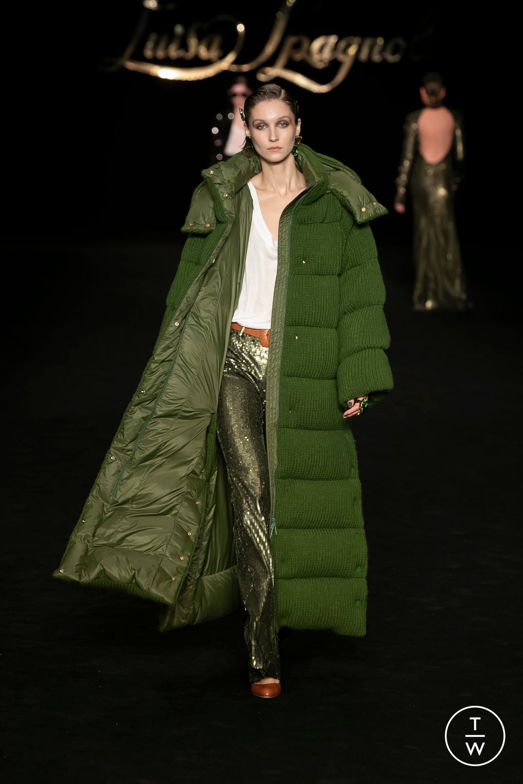 Fashion Week Milan Fall/Winter 2023 look 45 from the Luisa Spagnoli collection womenswear
